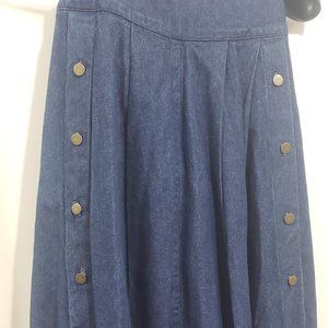 C C & CO  cotton demin vintage skirt size 5/6